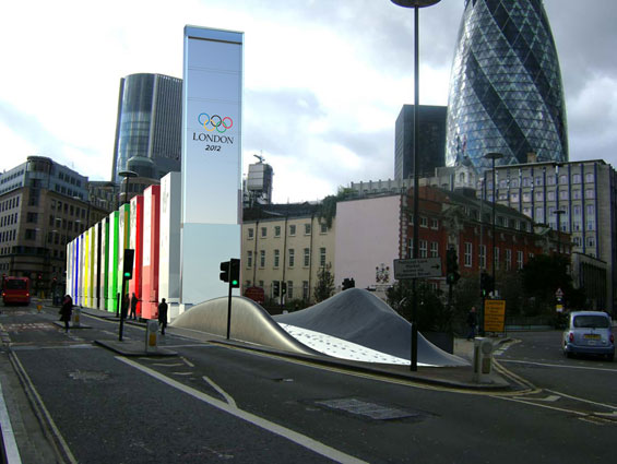 Informative Dominoes for London 2012 Olympic Games | Achaemenid Architects