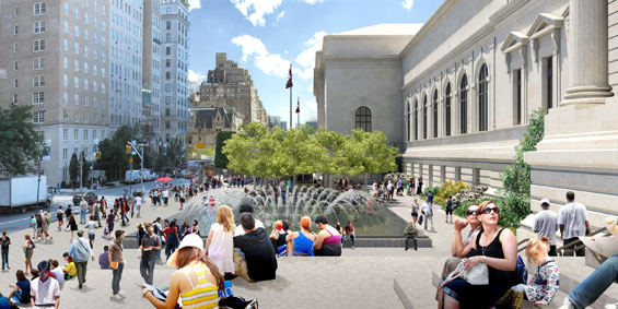 OLIN's design for Metropolitan Museum of Art Fifth Avenue Plaza revealed