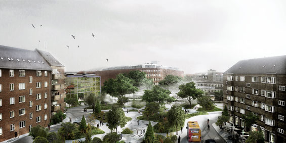 First climate adapted neighborhood | Copenhagen Denmark | TREDJE NATUR