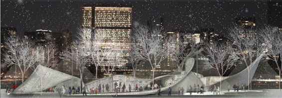 UN Memorial Competition | New York USA | Christopher Counts Studio with Artist Joseph Norman
