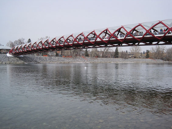 Calgary's Peace Bridge Opens 
