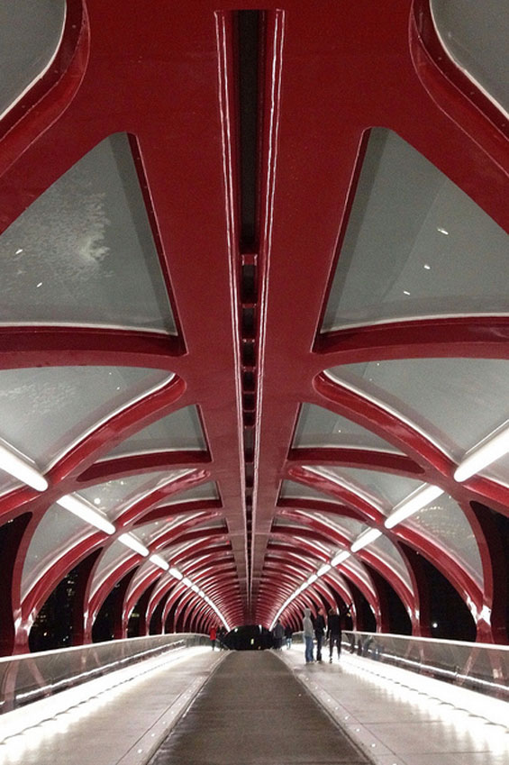 Calgary's Peace Bridge Opens 