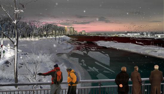 Minneapolis River Design Competition - Tom Leader Studio