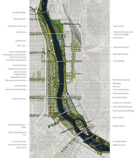 Minneapolis Riverfront Design Competition-Turenscape