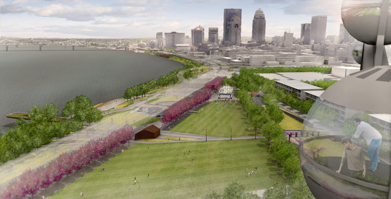 Phase IV of Waterfront Park expansion breaks ground in Louisville