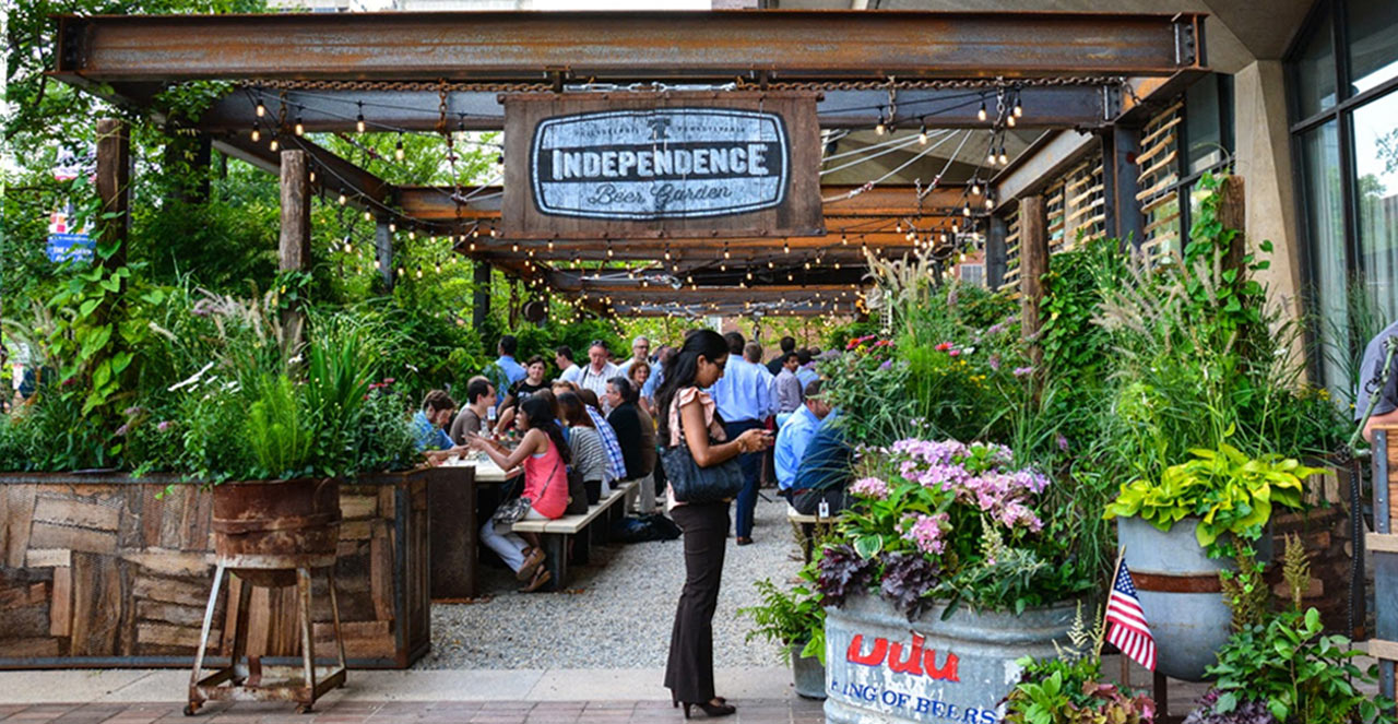 Independence Beer Garden | Philadelphia, USA | Groundswell Design Group