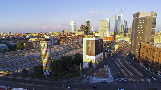 Torre Arcobaleno-Milan-Rainbow-Tower