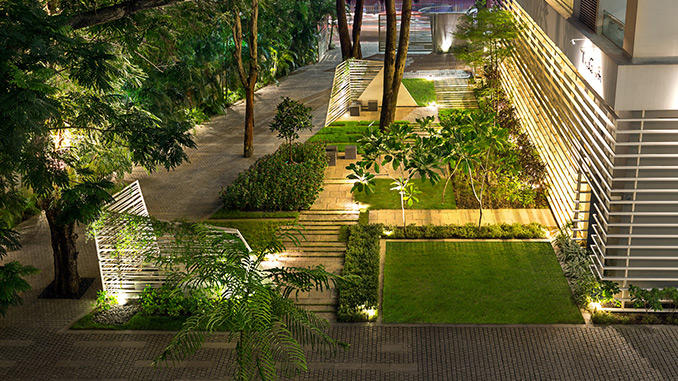 Rej Platinum Kolkata India One, Landscape Architecture Firms In India