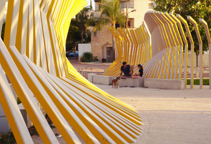 Light Sculpture Plaza﻿ | Modi'in, Israel 