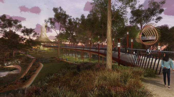 converting golf course to parkland - Canopy Walk and Treehouse - Brisbane City Council
