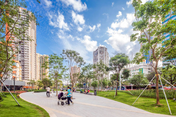 Transformation of a High-density Urban Street Corner Park