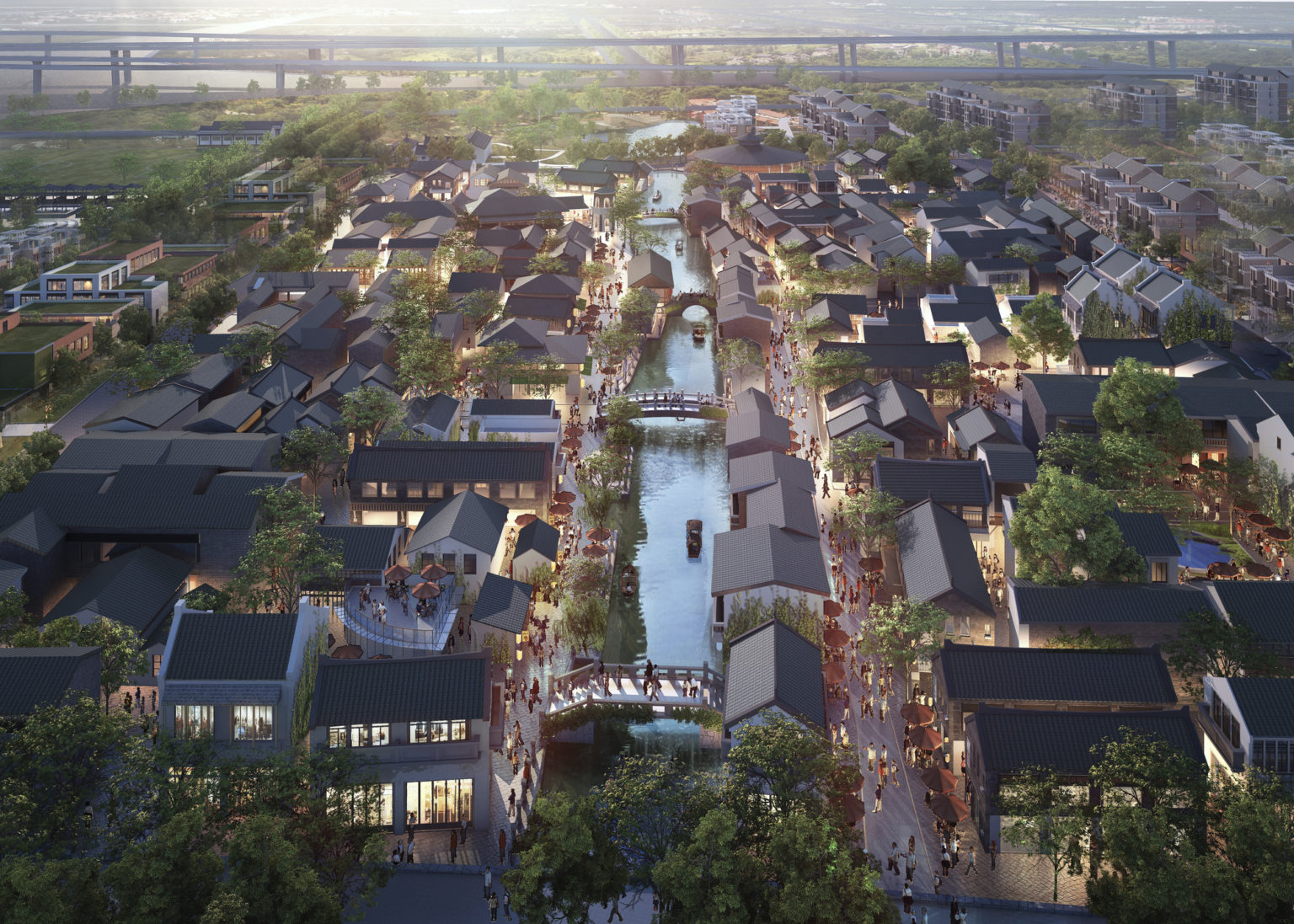 Sasaki repurposes a 700-year-old town into a 21st-century hub of activity