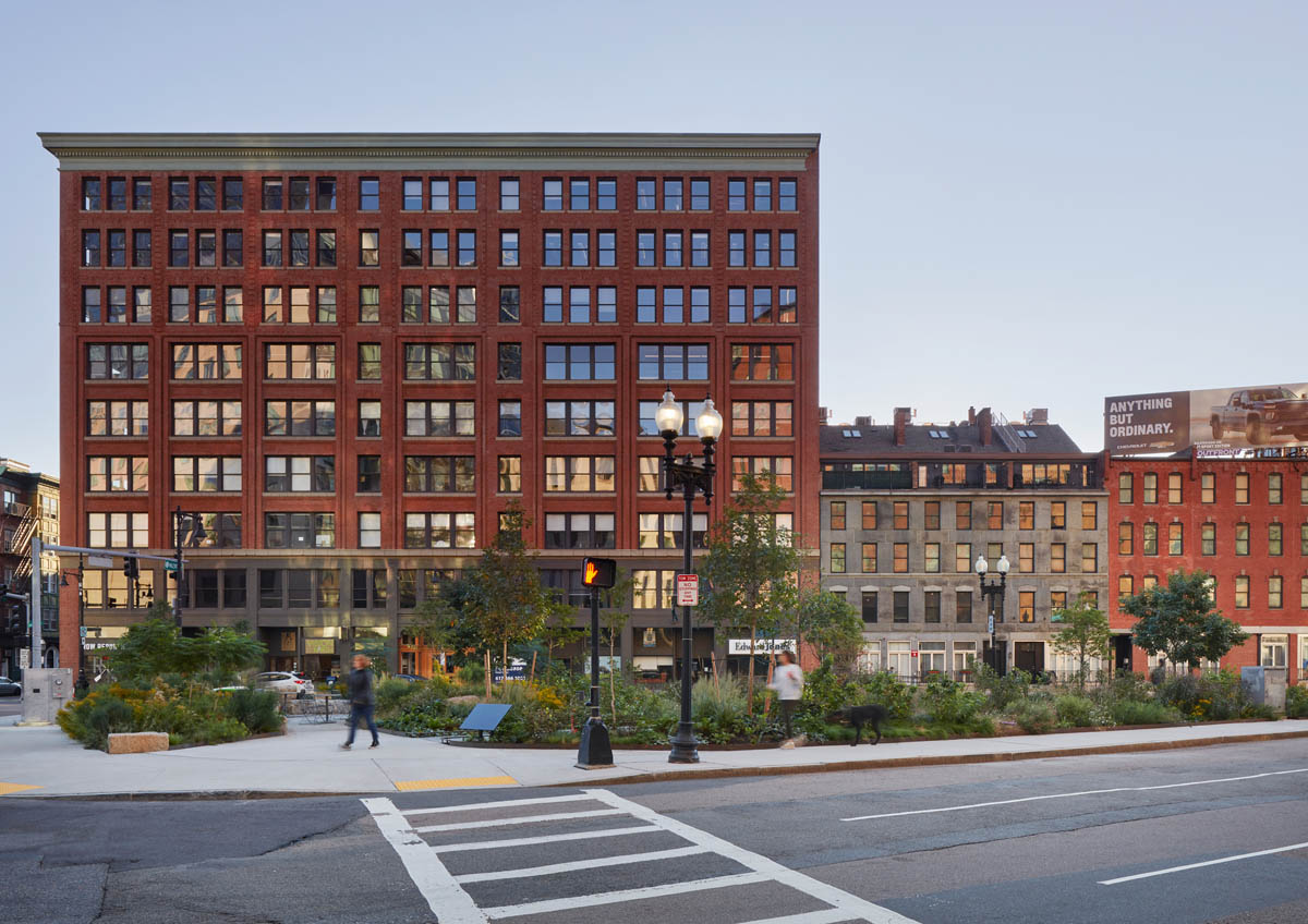 This Was Once a Pond North Meadow on The Rose Kennedy Greenway