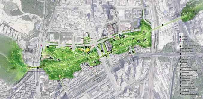 Honggang Park Plan