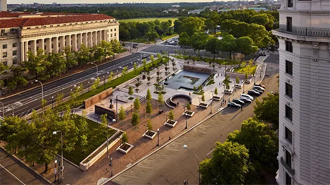 National World War I Memorial ve Pershing Park’ın Dönüşümü