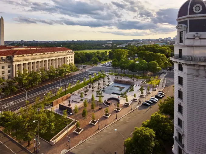 National World War I Memorial and Pershing Park | DAVID RUBIN Land Collective