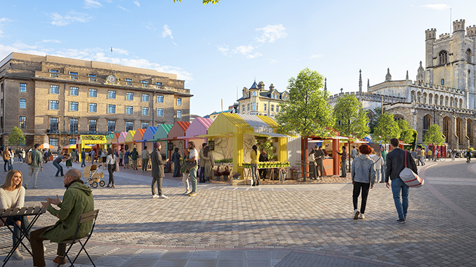 Cambridge Market Meydanı Yenileme Planları Onaylandı